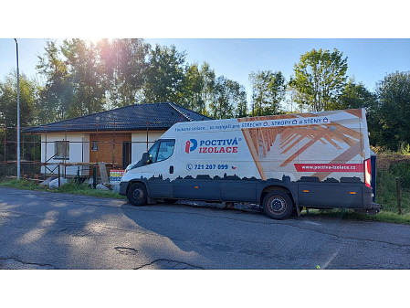 Izolace novostavby rodinného domu v Rumburku